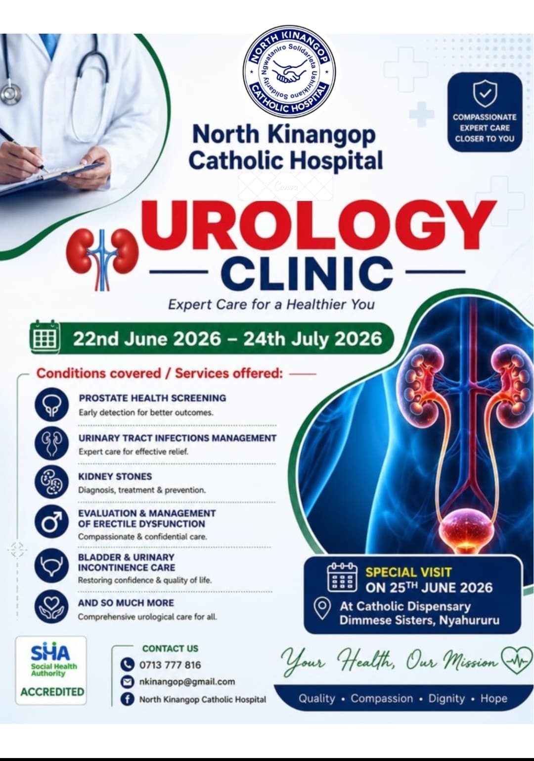 North Kinangop Catholic Hospital Urology Clinic