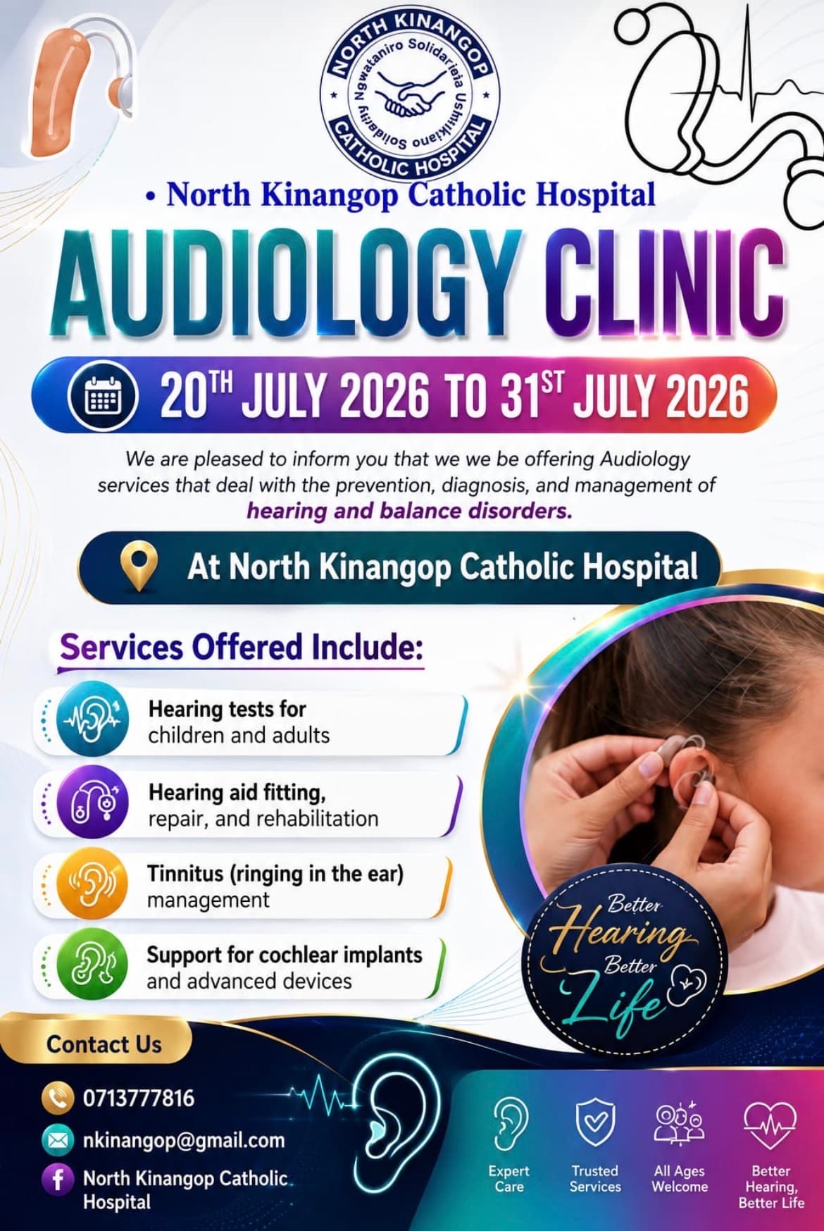North Kinangop Catholic Hospital Audiology Clinic